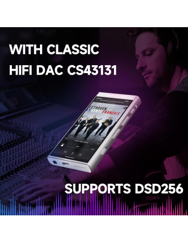 Reproductor MP3 HiBy M300 Android 13 Bluetooth 5.0 32GB