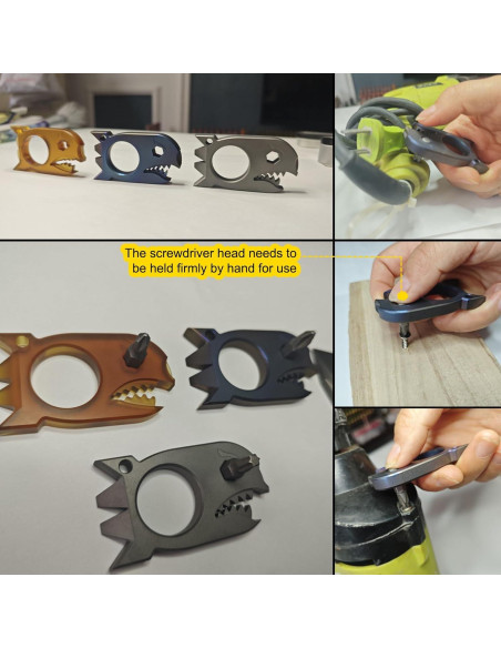 Barra de Palanca EDC Titanio LULAOLIU 61mm Azul Multiusos