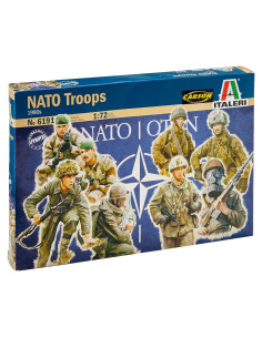 Kit de Construcción Italeri TROPAS DE LA OTAN 1:72 Multicolor