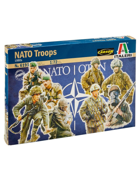 Kit de Construcción Italeri TROPAS DE LA OTAN 1:72 Multicolor