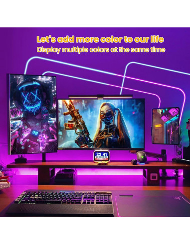 Luces de Cuerda LED Neón 5m NoeiiT RGB Control Remoto