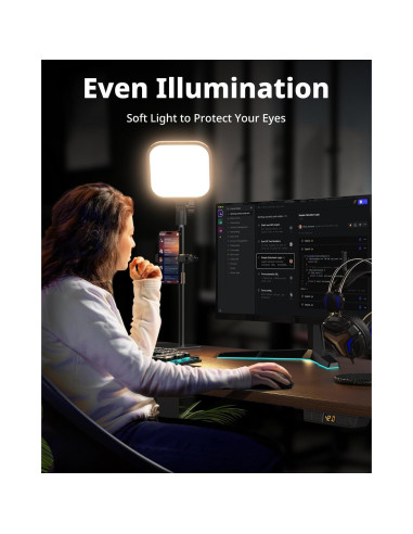 Iluminación UBeesize Zoom para Videoconferencias 20.32 cm