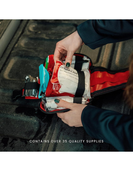 Kit de Primeros Auxilios My Medic TFAK Trauma - 35 Elementos - Negro