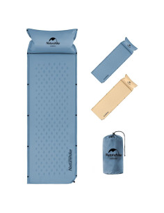 Almohadilla de Dormir Autoinflable Naturehike D01 Individual Azul
