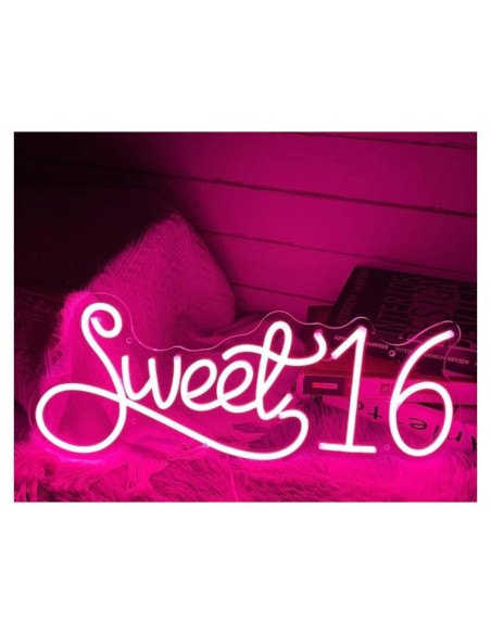 Luz de Noche LED Neon Ulalaza 41x28cm Decoración Pared