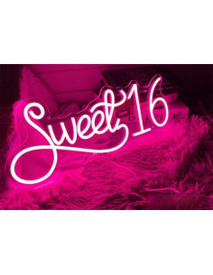 Luz de Noche LED Neon Ulalaza 41x28cm Decoración Pared 2