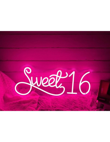 Luz de Noche LED Neon Ulalaza 41x28cm Decoración Pared