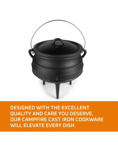 Olla de Hierro Fundido Bruntmor 6 Cuartos Pre-Sazonada 2