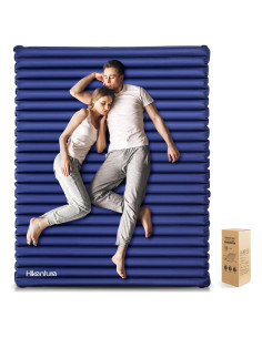 Colchón Inflable Doble Hikenture 200x140 cm 4" para Camping