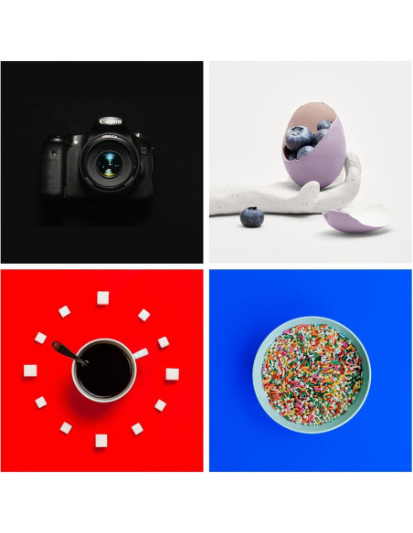 Caja de Luz Plegable Julius Studio 43x43 cm con 4 Fondos