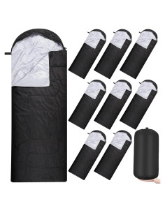 Sacos de Dormir Macarrie 10 Pcs 210x75cm Impermeables 4 Estaciones