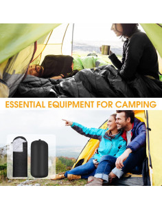 Sacos de Dormir Macarrie 10 Pcs 210x75cm Impermeables 4 Estaciones 2