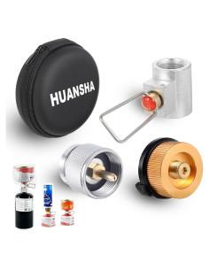 Juego de Adaptadores de Recarga de Gas Propano 3 Piezas