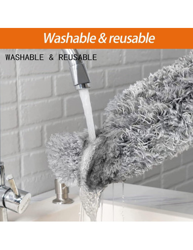 Plumero Extensible Newliton de Microfibra 76 a 254 cm