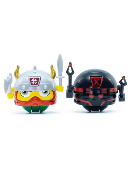 Paquete de Duelo Bolas de Batalla Buzz Bee Toys - Ice-Berg y Robot Malvado