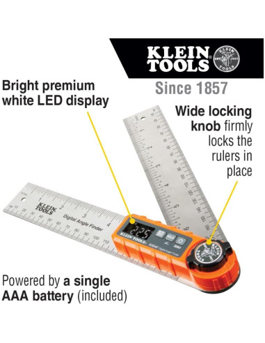 Buscador de Ángulo Digital Klein Tools 935DAF 3 en 1