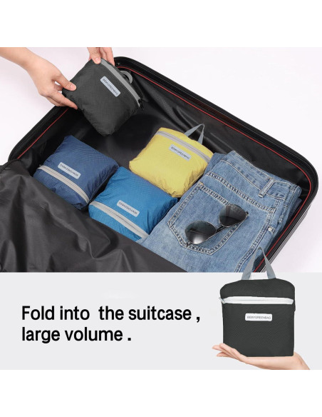 Mochila Plegable Impermeable BEMYGREENBAG 35L para Senderismo