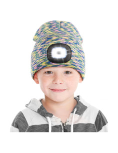 Gorro LED para Niños YunTuo Unisex con Linterna Recargable