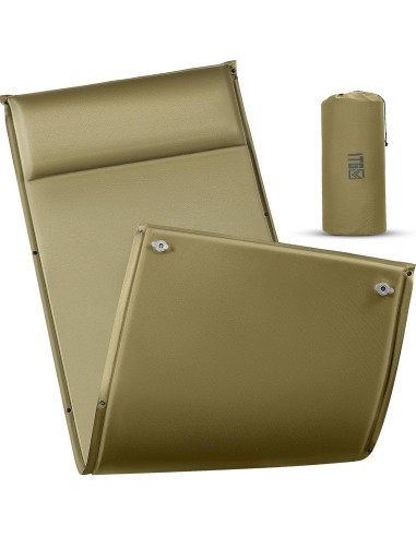 Colchoneta Autoinflable 1TG Tactical para Camping 199.5x70.1cm