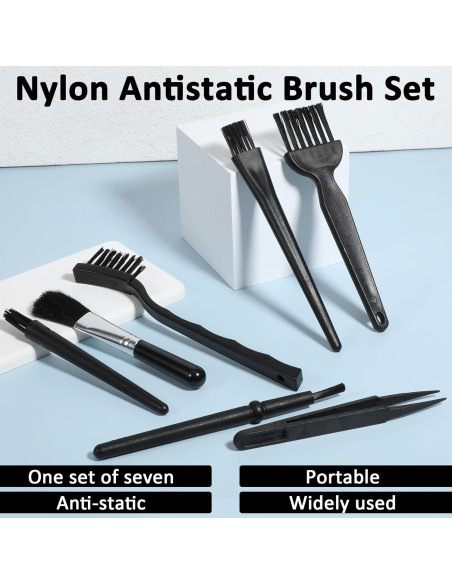 Set de 7 Cepillos de Limpieza Antiestáticos Psyqtsuary