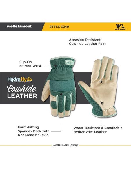 Guantes de Trabajo para Mujer Wells Lamont HydraHyde Pequeños