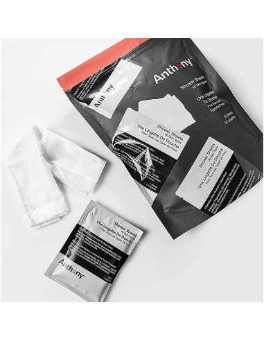 Toallitas Corporales Anthony para Adultos - 12 Unidades 22.86x31.75 cm