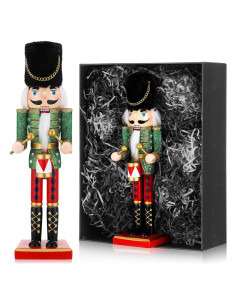 Cascanueces de Navidad Gejoy 30.48 cm Madera Artesanía Elegante