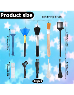 Kit de 10 Cepillos de Limpieza Antiestáticos FdcLixuvol 2