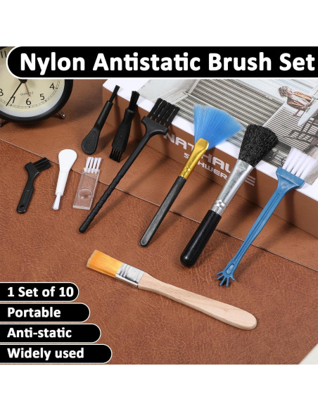 Kit de 10 Cepillos de Limpieza Antiestáticos FdcLixuvol