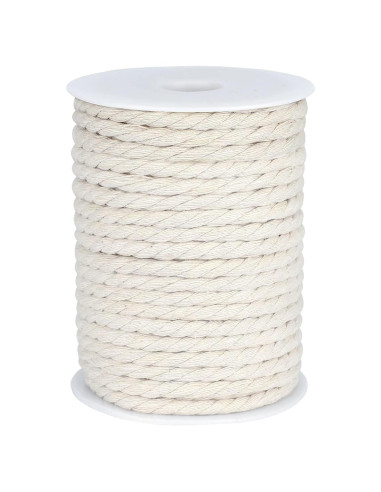 Cuerda de Algodón Náutica jijAcraft 6mm x 30m Blanca