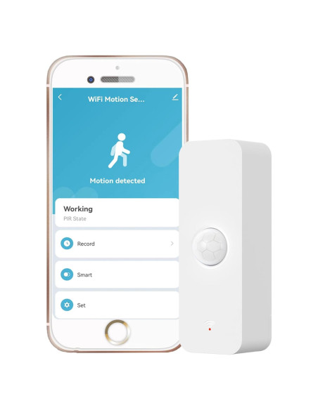 Sensor de Movimiento WiFi SENCKIT Infrarrojo 7m 1-Pack