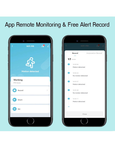 Sensor de Movimiento WiFi SENCKIT Infrarrojo 7m 1-Pack