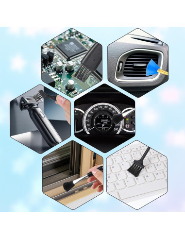 Kit de 10 Cepillos de Limpieza Antiestáticos FdcLixuvol