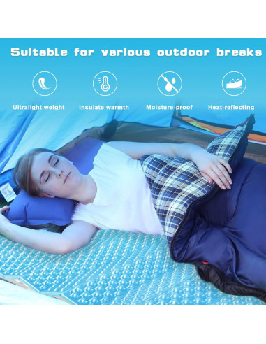 Colchoneta Plegable TIYURENER de Espuma Cerrada 182.88x55.88cm