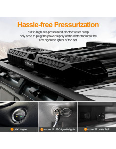 Tanque de Agua Presurizado Tecoom 30L con Manguera y Bomba 2