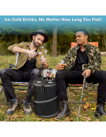 Bolsa de Enfriamiento Colapsable Tirrinia 32 L - Negro