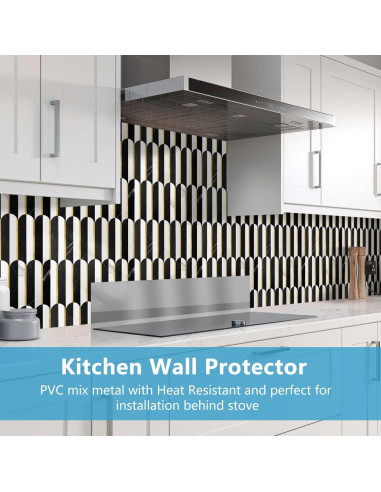 Azulejo Autoadhesivo PVC Vamos Azulejo 30.2x27.4cm Mármol