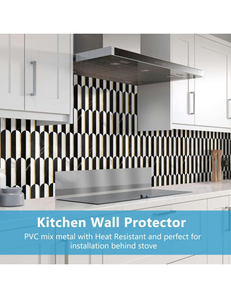 Azulejo Autoadhesivo PVC Vamos Azulejo 30.2x27.4cm Mármol