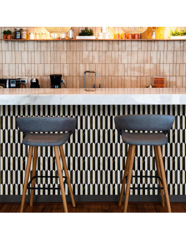 Azulejo Autoadhesivo PVC Vamos Azulejo 30.2x27.4cm Mármol