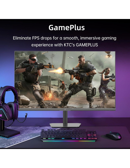 Monitor de Juegos KTC Q24T09 24" QHD 180Hz IPS 1ms FreeSync