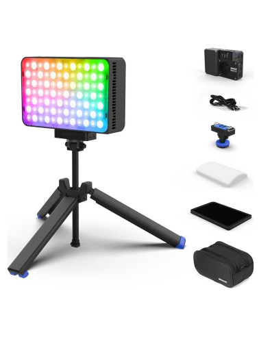 Kit de Luz LED RGB amaran Ace 25c con Mini Trípode y Estuche