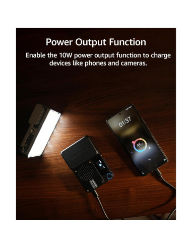 Kit de Luz LED RGB amaran Ace 25c con Mini Trípode y Estuche