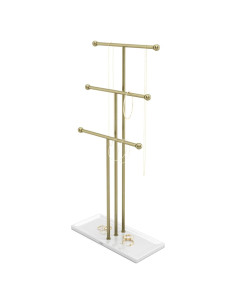 Soporte de Joyería Trigem Umbra 3 Niveles Dorado 48 cm