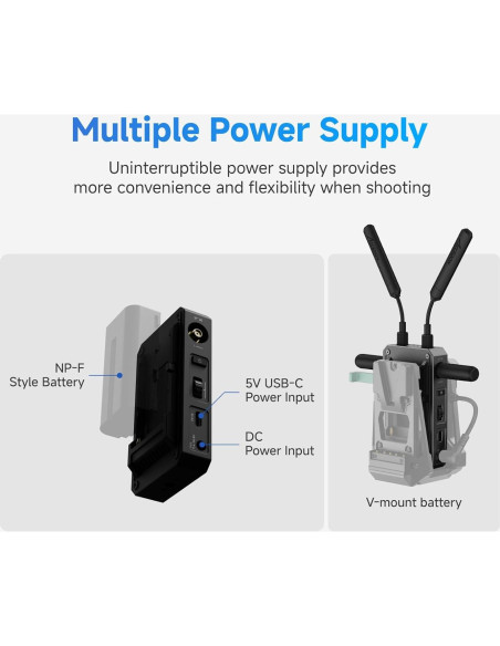 Accsoon CineView 2 SDI Transmisor y Receptor Inalámbrico 450m