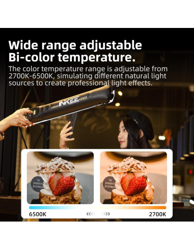 Luz de Video LED Bi-Color INKEE GC12 12W 2700K-6500K