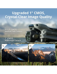 Dron DJI Air 3S Combo Volar Más RC 2 - 4K, 20 km, 3 Baterías 2