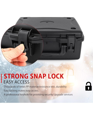 Caja Dura Impermeable IP67 ITHWIU para Micrófono y Drones