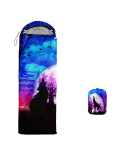 Saco de Dormir XYNHML A-Wolf para Camping 1 Persona