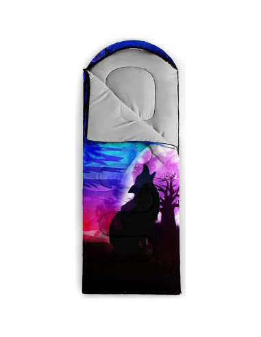 Saco de Dormir XYNHML A-Wolf para Camping 1 Persona