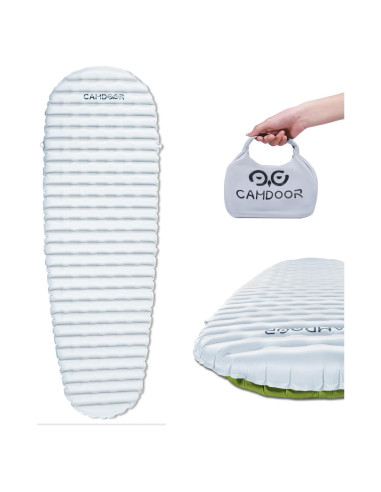 Colchoneta Autoinflable CAMDOOR 190x65cm Verde Momia